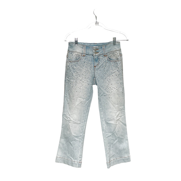 Cache Blue Capri Jeans for Women - Picture 1 of 4